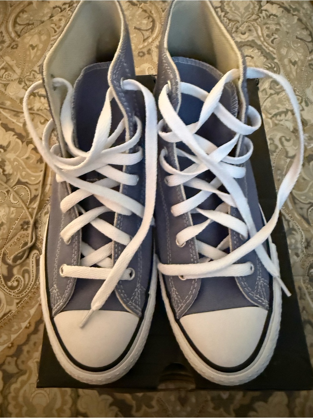 Converse High-Top Canvas Sneakers in Thunder Daze size  kid 5.5